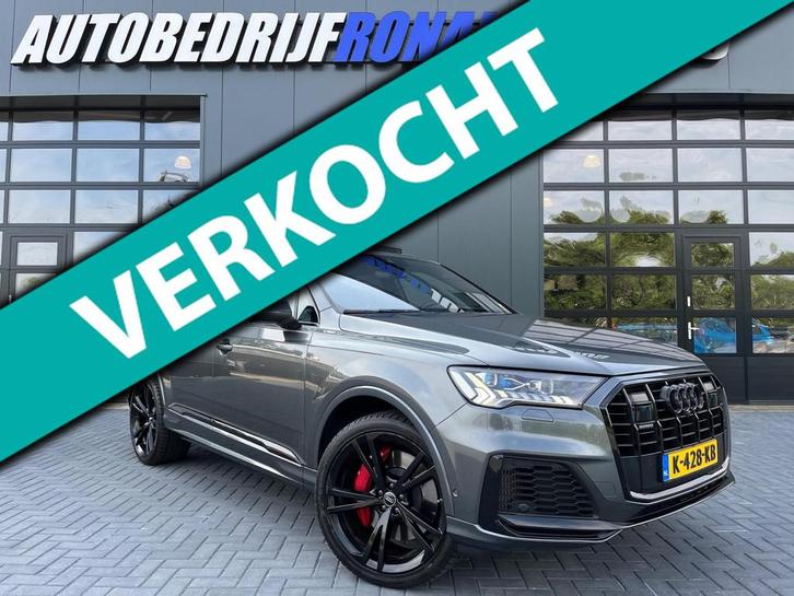 Audi Q7 60 TFSI e quattro Competition 3xS-line 463PK/NLAuto/, Auto's, Audi, Bedrijf, Te koop, Q7, 360° camera, 4x4, ABS, Achteruitrijcamera