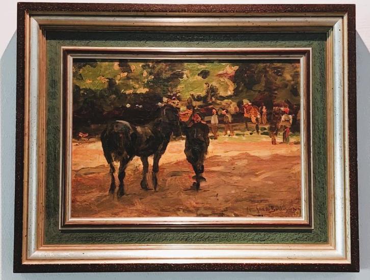 Julius van de Sande Bakhuyzen (1835-1925). Haagse School, Antiek en Kunst, Kunst | Schilderijen | Klassiek, Verzenden