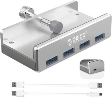 Orico Clip-Type Usb 3.0 Hub Aluminium Externe Multi 4 Poorte beschikbaar voor biedingen