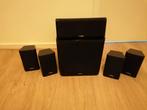 Yamaha 5.1 surround speakerset incl subwoofer, Zo goed als nieuw, 60 tot 120 watt, Complete surroundset, Ophalen