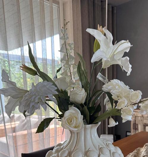 Schitterend zijden boeket niet van echt te onderscheiden, Huis en Inrichting, Woonaccessoires | Kunstplanten en Kunstbloemen, Ophalen of Verzenden