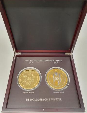 2017 50 Jaar Koning WA gouden en platina edities beschikbaar voor biedingen
