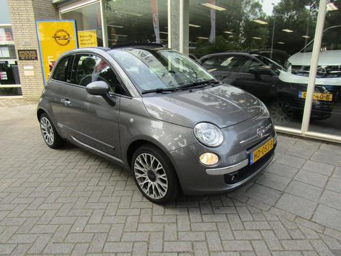 FIAT 500C TURBO CABRIO ECC L.M. VELGEN BLUET., Auto's, Fiat, Te koop, 500C, ABS, Airbags, Airconditioning, Centrale vergrendeling