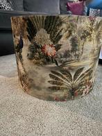 Lampenkap print, Huis en Inrichting, Lampen | Lampenkappen, Gebruikt, 25 tot 50 cm, Rond, Crème