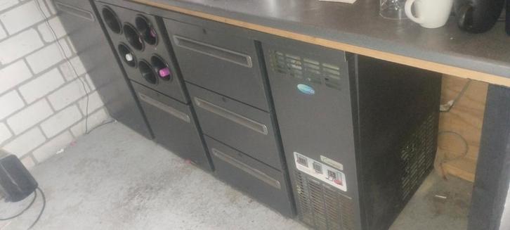 Professionele barkoeler met lades, Witgoed en Apparatuur, Koelkasten en IJskasten, Gebruikt, Ophalen of Verzenden