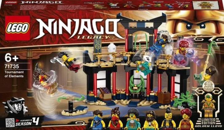 LEGO NINJAGO Legacy Toernooi der Elementen - 71735, Kinderen en Baby's, Speelgoed | Duplo en Lego, Zo goed als nieuw, Lego, Complete set