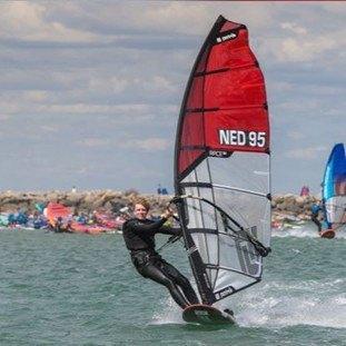 Patrik Race MA 8.0 6.8 6.2 5.6 zeilen / Slalom 115 90, Watersport en Boten, Windsurfen, Zo goed als nieuw, Zeil, 7 m² of meer