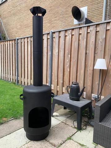 tuinhaard rvs tuinkachrl buitenhaard terrashaard kachel beschikbaar voor biedingen