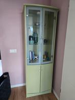 vitrine kast retro, Huis en Inrichting, Kasten | Vitrinekasten, Ophalen, Gebruikt, 25 tot 50 cm