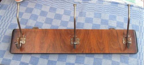 oude kapstok/ wandkapstok met metalen haken, Huis en Inrichting, Woonaccessoires | Kapstokken, Gebruikt, Wandkapstok, Minder dan 100 cm
