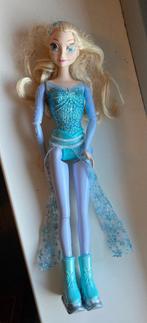 Anna en Elsa Frozen Disney barbiepop Barbie ijsdansende pop, Kinderen en Baby's, Speelgoed | Poppen, Ophalen of Verzenden, Gebruikt