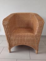 Degelijke Stoel fauteuil rotan incl. passende kussens, Ophalen, Minder dan 75 cm, Riet of Rotan, Zo goed als nieuw