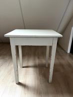 Wit brocante Frans tafeltje, Antiek en Kunst, Ophalen