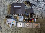 N64 met 3 games, accessoires, controller en kabels., Ophalen of Verzenden, Zo goed als nieuw, Met 1 controller