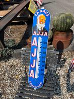 Grote AJJA tabak emaille reclame thermometer, Ophalen, Zo goed als nieuw, Reclamebord