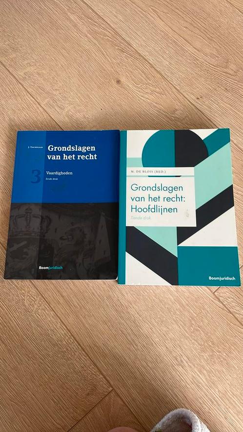 Grondslagen van het recht 2 boeken., Boeken, Wetenschap, Zo goed als nieuw, Ophalen of Verzenden