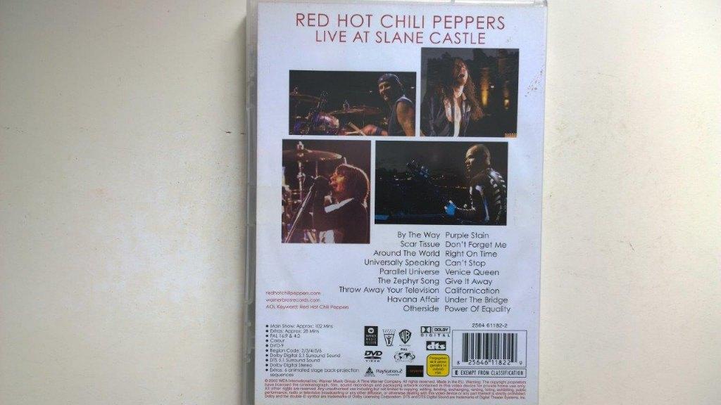 Red Hot Chili Peppers - Live At Slane Castle (DVD), Cd's en Dvd's, Alle leeftijden, Ophalen of Verzenden, Zo goed als nieuw, Muziek en Concerten