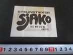 sticker SJAKO des wir uw wa anders - steunstikker, Verzamelen, Ophalen, Zo goed als nieuw
