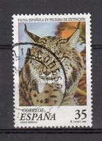 Spanje met een dier soort Lynx, Verzenden, Gestempeld