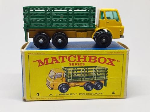 MATCHBOX LESNEY STAKE TRUCK No4 UIT 1969 ONBESPEELD MET DOOS, Hobby en Vrije tijd, Modelauto's | Overige schalen, Zo goed als nieuw