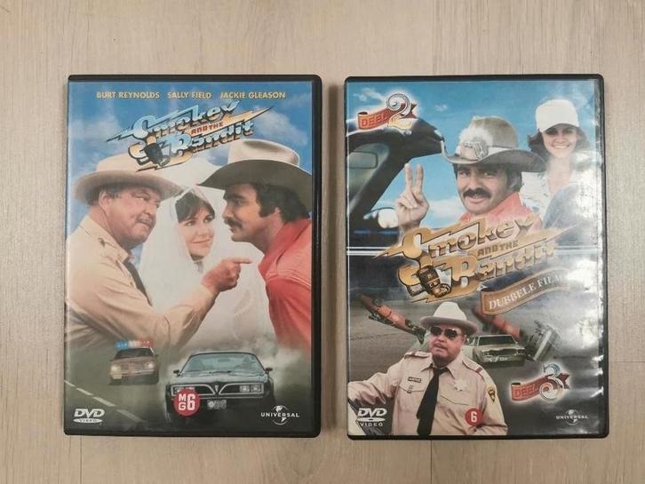 Smokey and the bandit 1,2 & 3 (1977+), Cd's en Dvd's, Dvd's | Komedie, Gebruikt, Actiekomedie, Boxset, Vanaf 6 jaar, Ophalen of Verzenden