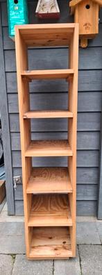 Vakkenkast massief grenenhout, handgemaakt, Ophalen