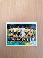 Panini WK 98 #14 Brazilië elftal., Ophalen of Verzenden, Zo goed als nieuw