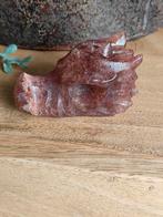 Aardbeienkwarts draak, Verzamelen, Mineralen en Fossielen, Ophalen of Verzenden