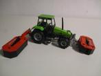 Siku Deutz Fahr Agroxtra 6.07 met maaiers, Ophalen of Verzenden, Gebruikt, Tractor of Landbouw, SIKU