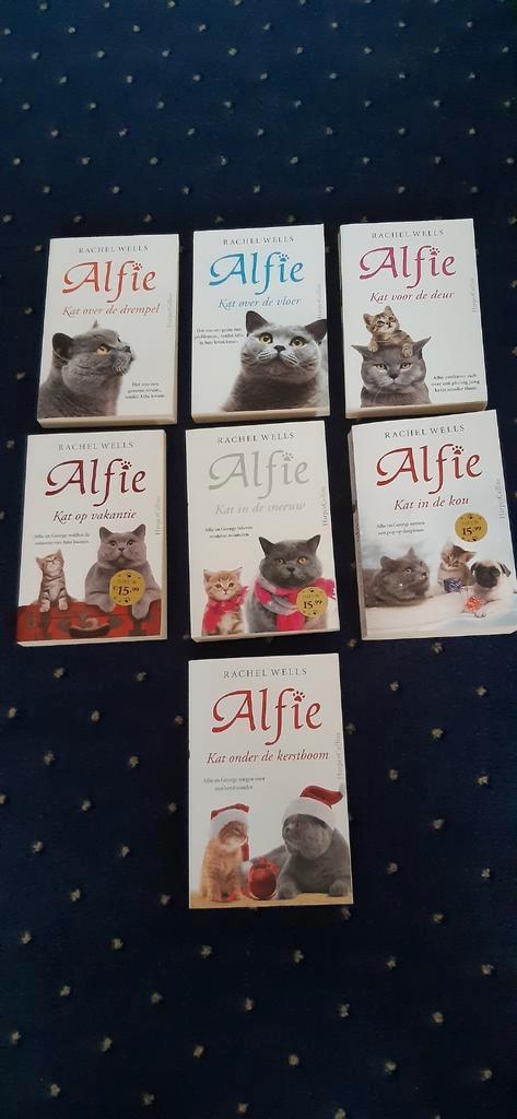 Zeven boeken van Alfie de kat.  Prijs incl. Verzenden, Boeken, Chicklit, Zo goed als nieuw, Ophalen of Verzenden