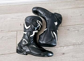 Alpinestars SMX-6 V2 Laarzen Maat 42 Zwart/Wit beschikbaar voor biedingen