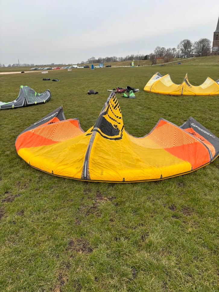 Cabrinha Radar 12m, Watersport en Boten, Kitesurfen, Gebruikt, Kite, 12 m², Geen board, Ophalen of Verzenden