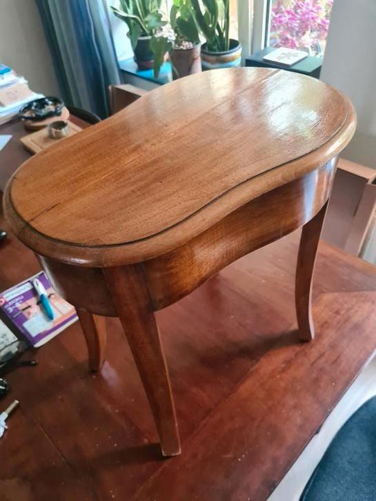 Mooi antieke bidet / lavabo - hout met porseleinen bak, Antiek en Kunst, Antiek | Meubels | Stoelen en Banken, Ophalen of Verzenden