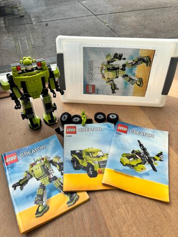 LEGO Creator 31007 Power Mech – 3 in 1 – Compleet beschikbaar voor biedingen