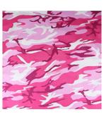 Bandana zakdoek camouflage leger print roze, Nieuw, Carnaval, Ophalen of Verzenden, Accessoires