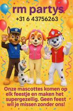 MASCOTTE VERHUUR, Hobby en Vrije tijd, Ophalen of Verzenden, Nieuw, Verjaardag