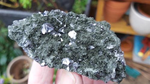 D32-08 Grote Galeniet kubussen Madan Bulgarije. #collectie, Verzamelen, Mineralen en Fossielen, Mineraal, Ophalen of Verzenden