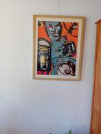 Schilderij de drummer, Antiek en Kunst, Kunst | Schilderijen | Modern, Ophalen of Verzenden