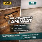 Laminaat verwijderen- Laminaat weghalen- Laminaat afvoeren, Garantie, Vloeren gieten