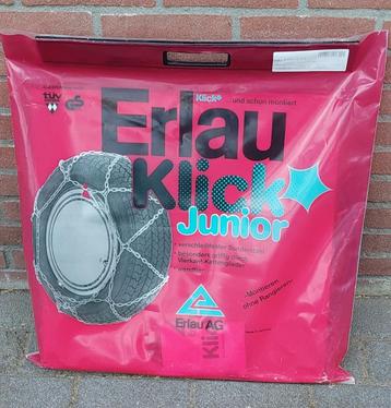 Erlau klick junior sneeuwketting nieuw in verpakking beschikbaar voor biedingen