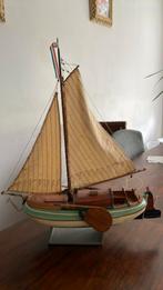 Modelbouw schouw / Kotter met leuke details, Hobby en Vrije tijd, Modelbouw | Boten en Schepen, Ophalen of Verzenden, Zo goed als nieuw
