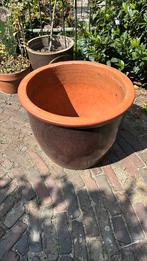 Grote robuuste bloempot., Ophalen, 40 cm of meer, Rond, Zo goed als nieuw