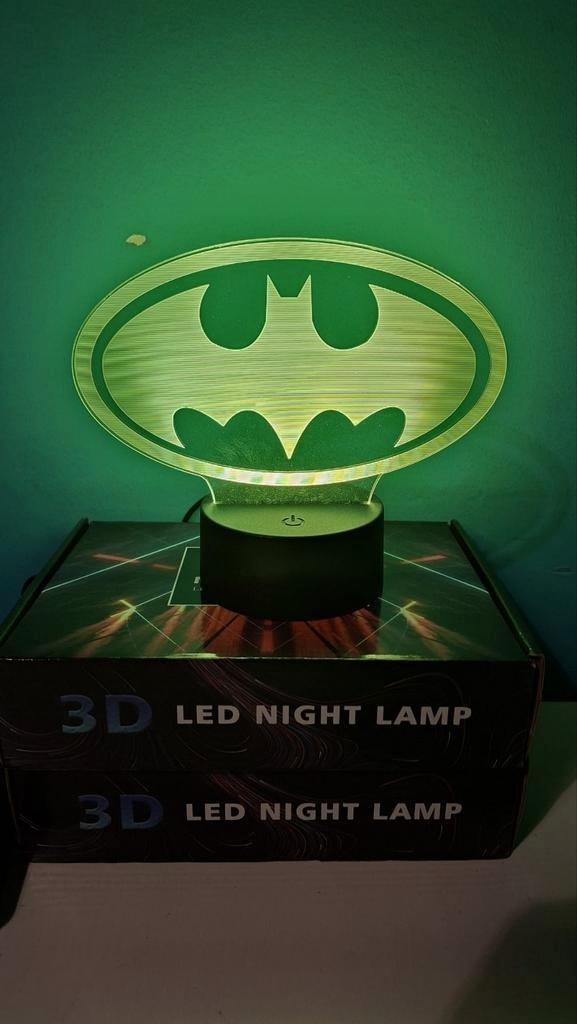 Batman 3d lamp, Huis en Inrichting, Lampen | Tafellampen, Nieuw, Ophalen of Verzenden