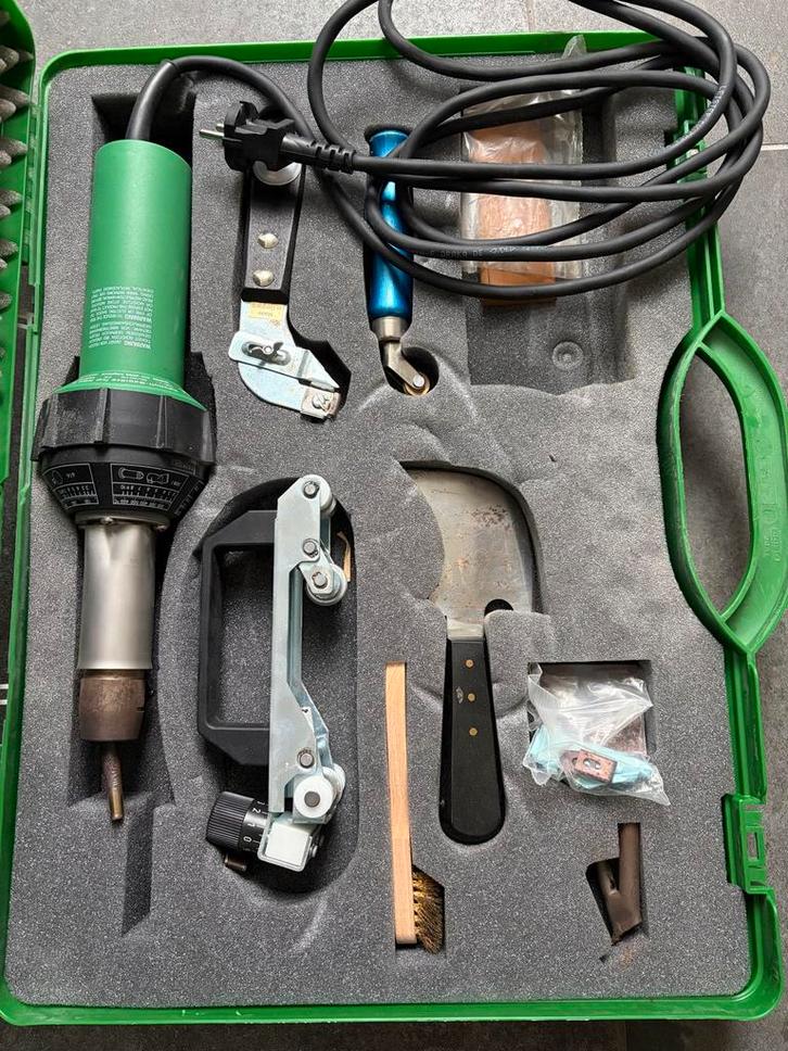 Leister Triac S Handlasapparaat set, Doe-het-zelf en Verbouw, Gereedschap | Lasapparaten, Zo goed als nieuw, Overige typen, Ophalen of Verzenden