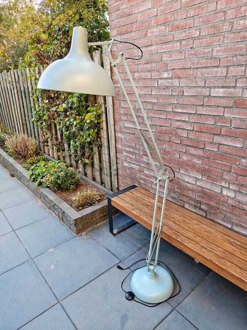 Grote groene vloerlamp – 1.80 m hoog, Huis en Inrichting, Lampen | Vloerlampen, Gebruikt, 150 tot 200 cm, Metaal, Ophalen