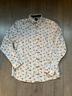Overhemd met vogels van Esprit maat S, Kleding | Heren, Overhemden, Halswijdte 38 (S) of kleiner, Wit, Ophalen of Verzenden, Zo goed als nieuw
