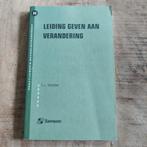 F.J. Weeber - Leiding geven aan verandering, Ophalen of Verzenden, Zo goed als nieuw, F.J. Weeber