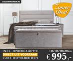 Luxe Hotebedden Boxspring 140 160 180cm €995,-, Ophalen, Overige maten, 200 cm, Overige kleuren