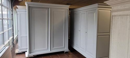 Landelijke brocante garderobe kledingkasten, linnenkasten, Huis en Inrichting, Kasten | Overige, Zo goed als nieuw, Ophalen