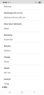 Medion Erazer Engineer X10 Game PC, Computers en Software, Desktop Pc's, Gebruikt, Medion Erazer, Verzenden, Gaming